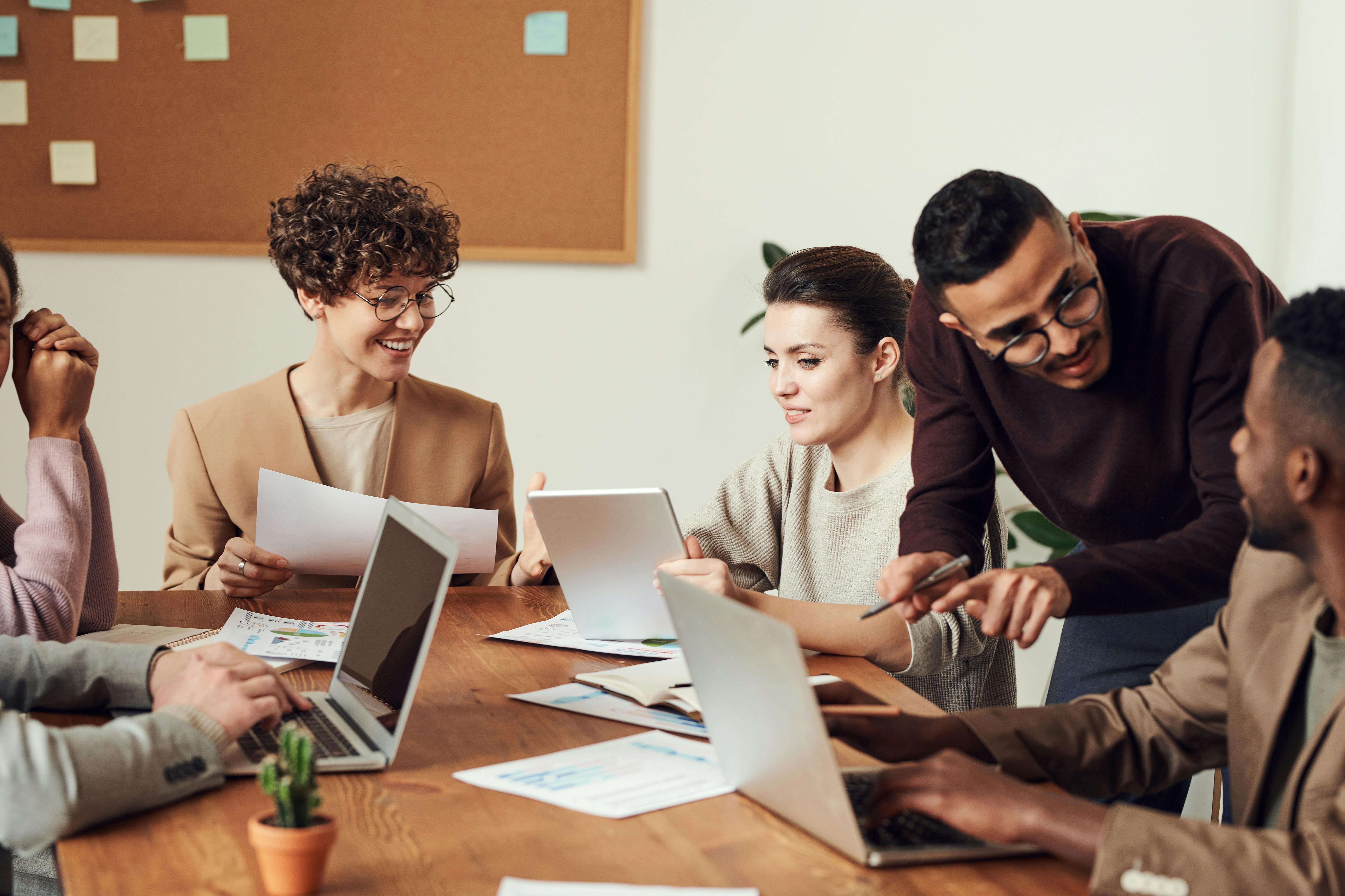 Group of people with laptops | Source: Pexels