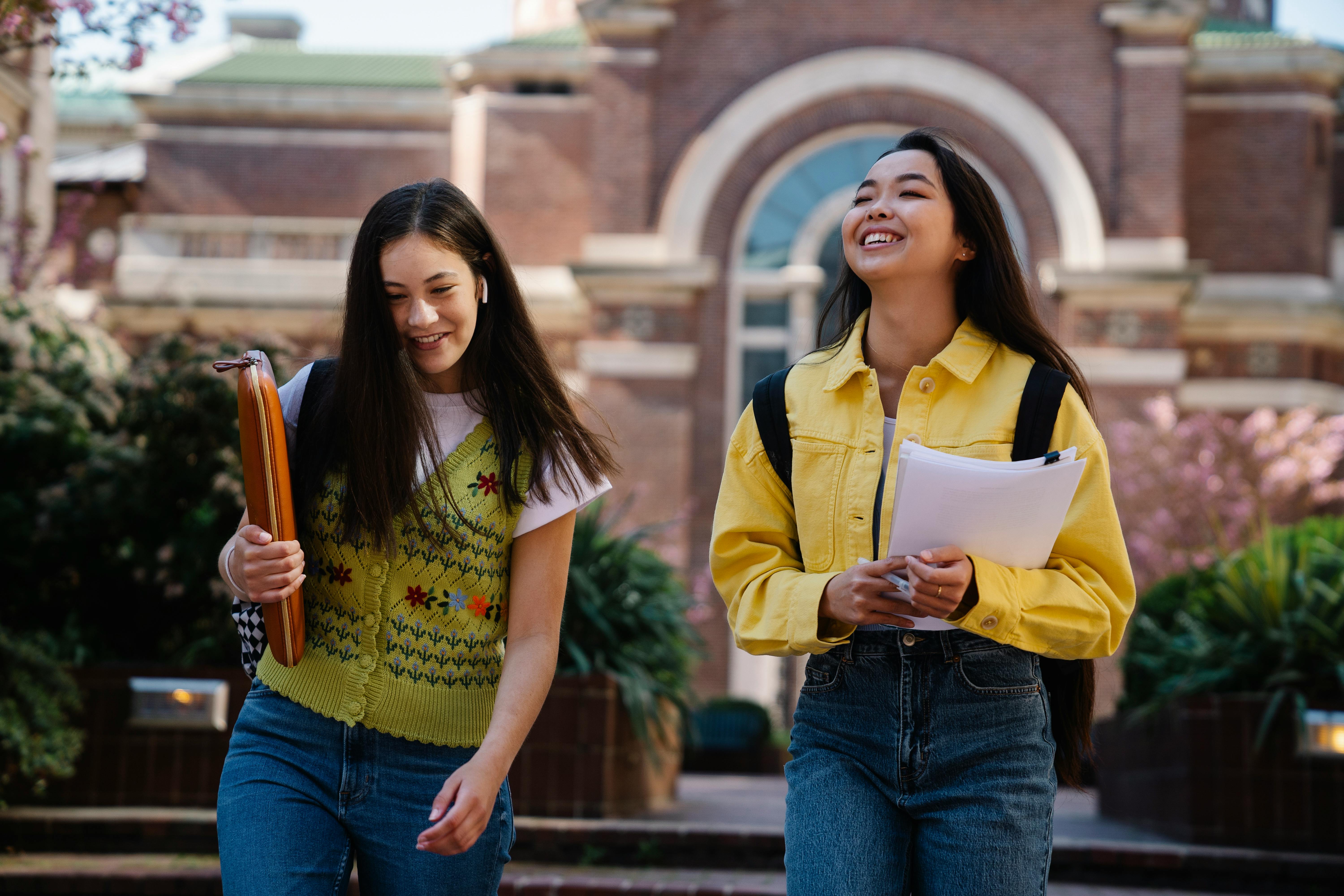 Students on campus | Source: Pexels